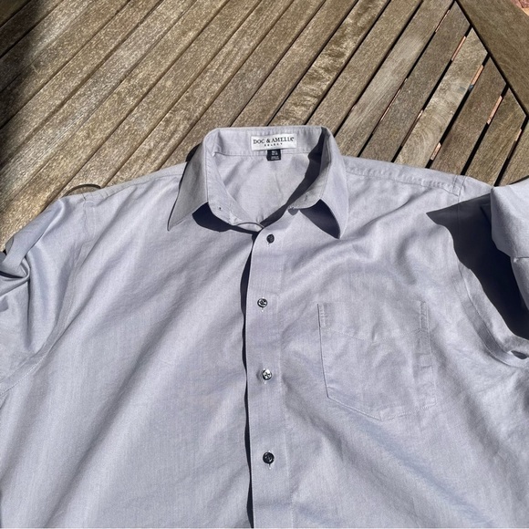 Doc & Amelia Men's Shirt Button Down - Gray - Size Large - Great condition - Picture 5 of 8